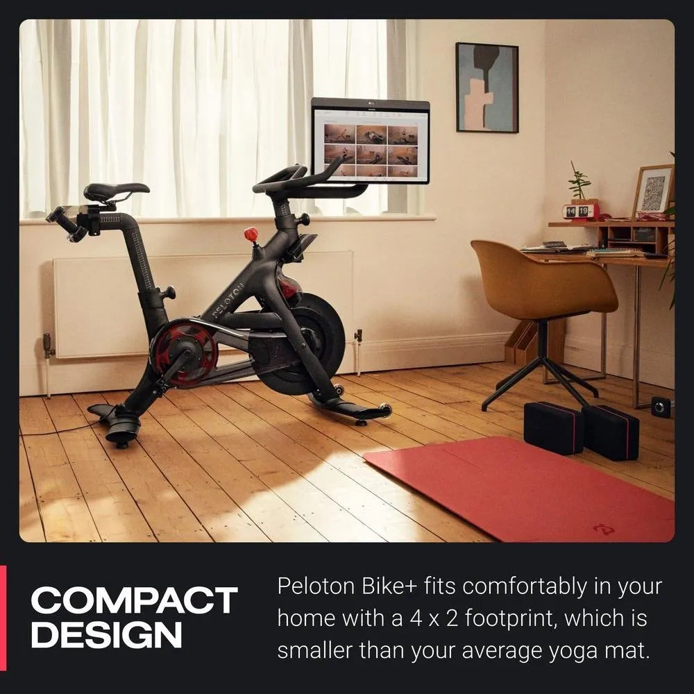 Peloton Bike+ Indoor Stationary Exercise Bike with 24鈥?HD