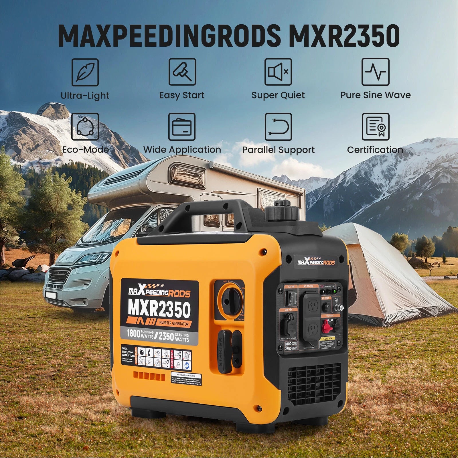 Inverter Generator Portable 2300W 2850W 3500W 4000W 5500W maXpeedingrods