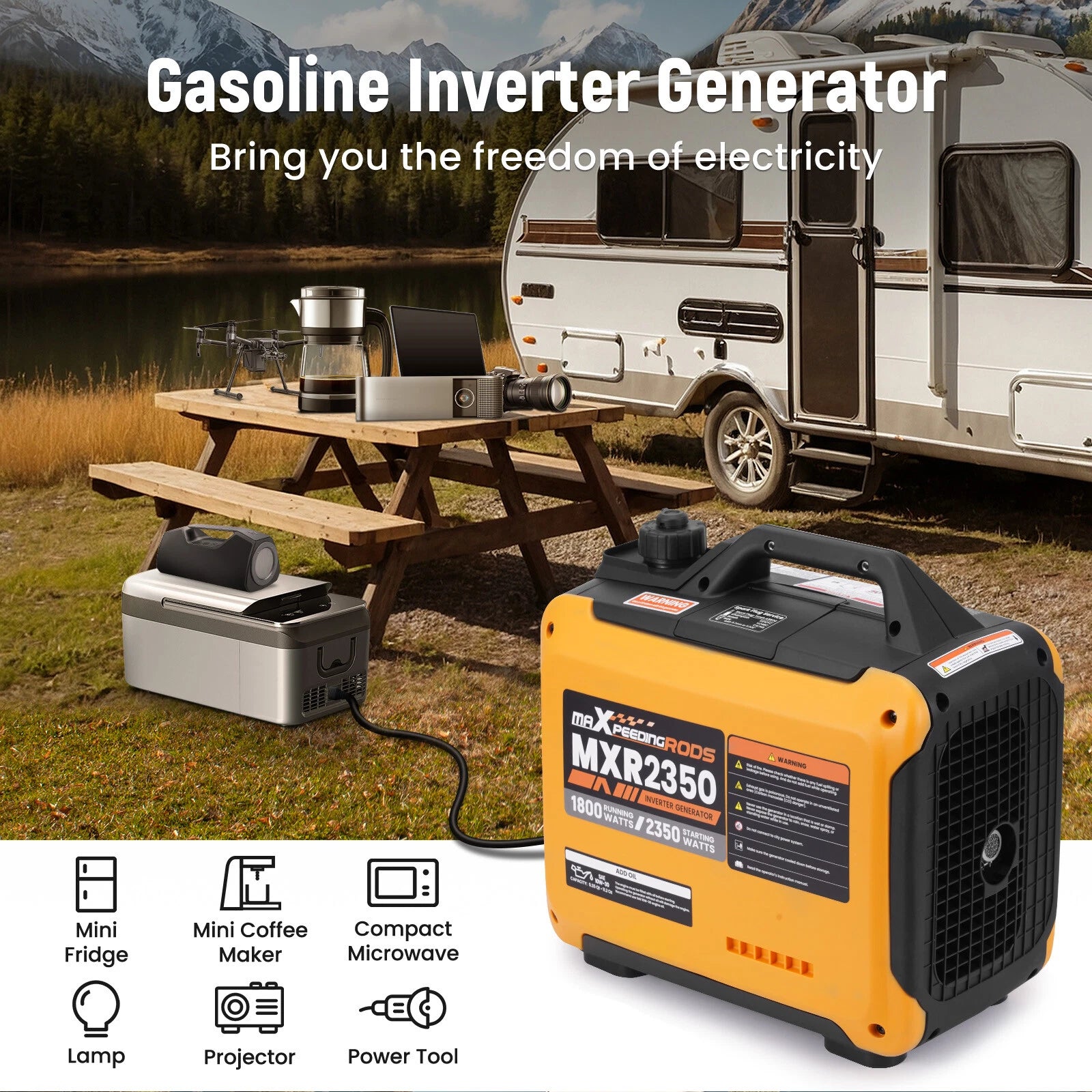 Inverter Generator Portable 2300W 2850W 3500W 4000W 5500W maXpeedingrods