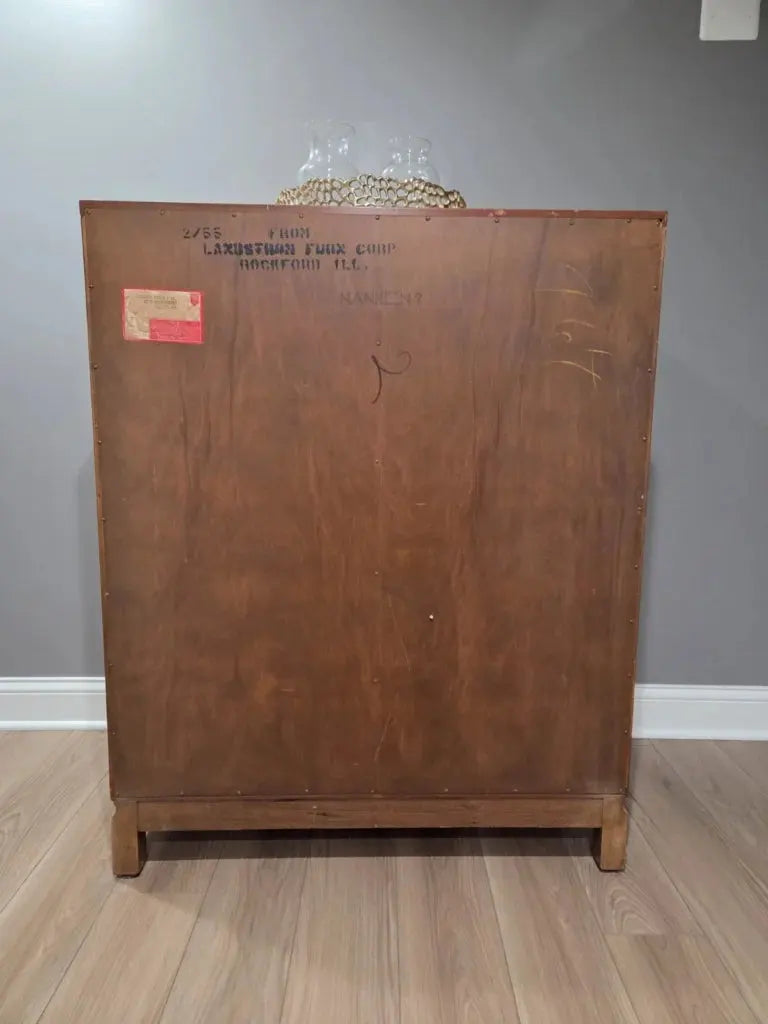 1950s Vintage Highboy Dresser By Lindstrom Antique