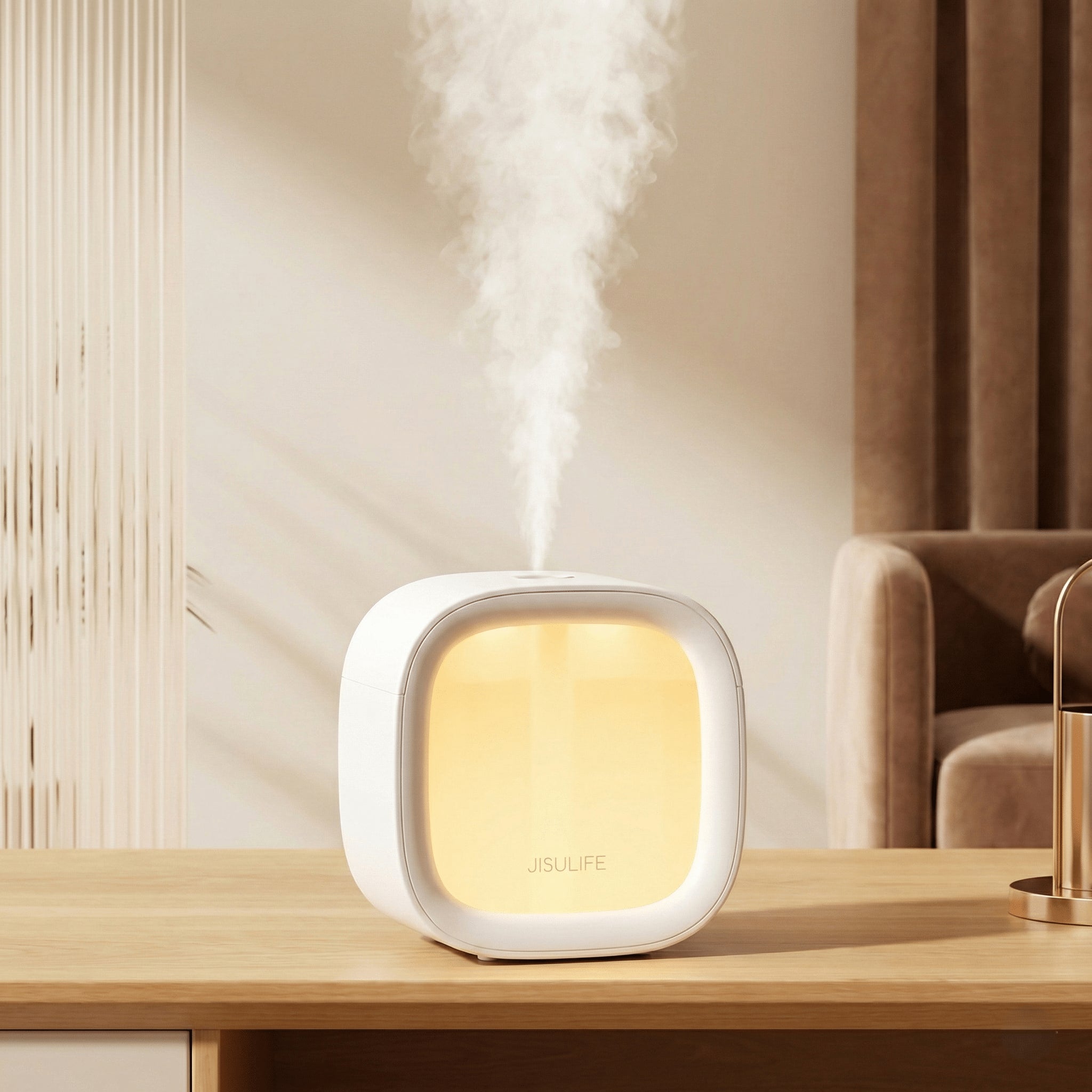Cube Humidifier for Bedroom | Quiet USB Air Humidifier