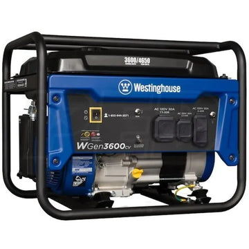 Westinghouse WGen3600cv – 3600 Watt Portable Generator w/ RV Outlet &amp; CO Sensor (49-State)