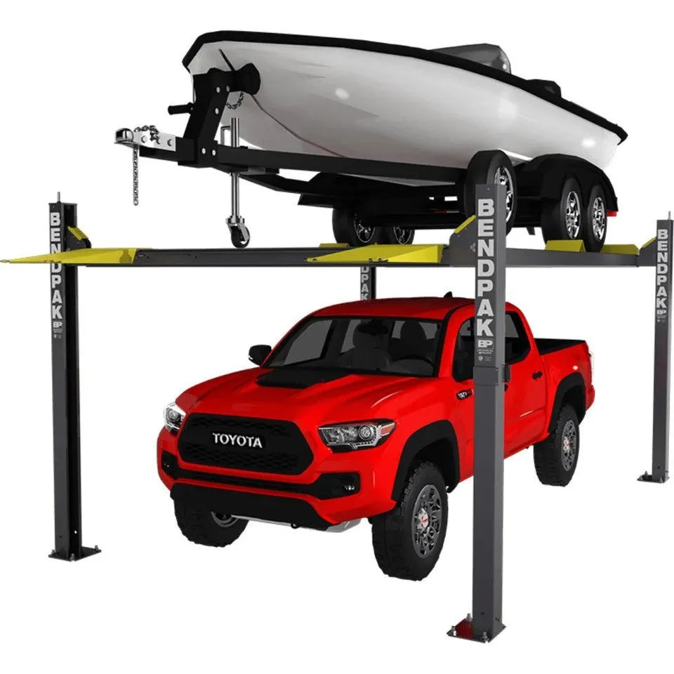 BendPak HD-7500BLX 7,500 Lb. Capacity / Vehicle &amp; Boat Storage Lift / 82″ Rise